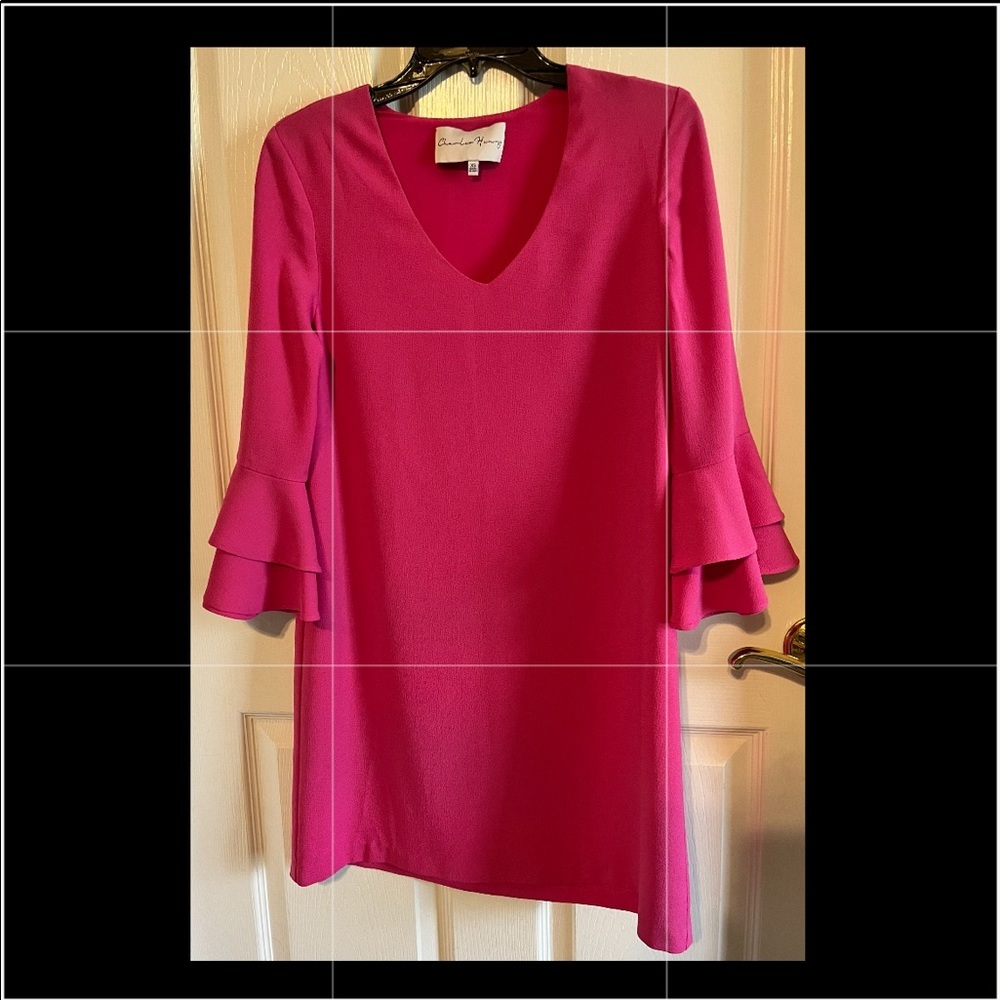 Charles Henry pink bell sleeve dress size XS 
GUC 
No visible flaws